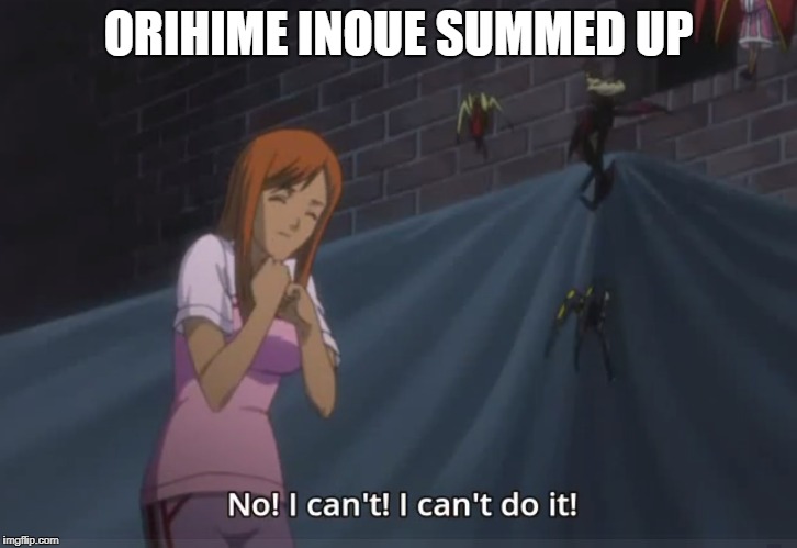 ORIHIME INOUE SUMMED UP | made w/ Imgflip meme maker