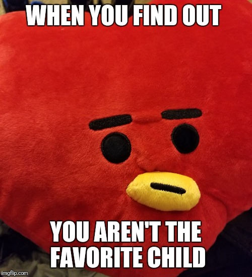 WHEN YOU FIND OUT; YOU AREN'T THE FAVORITE CHILD | image tagged in nahnah fake tata | made w/ Imgflip meme maker