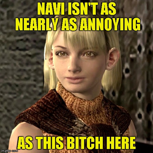 NAVI ISN'T AS NEARLY AS ANNOYING AS THIS B**CH HERE | made w/ Imgflip meme maker