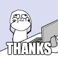 THANKS | made w/ Imgflip meme maker