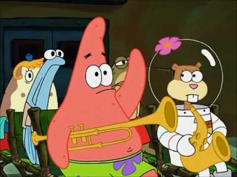 High Quality Patrick With Instrument Blank Meme Template