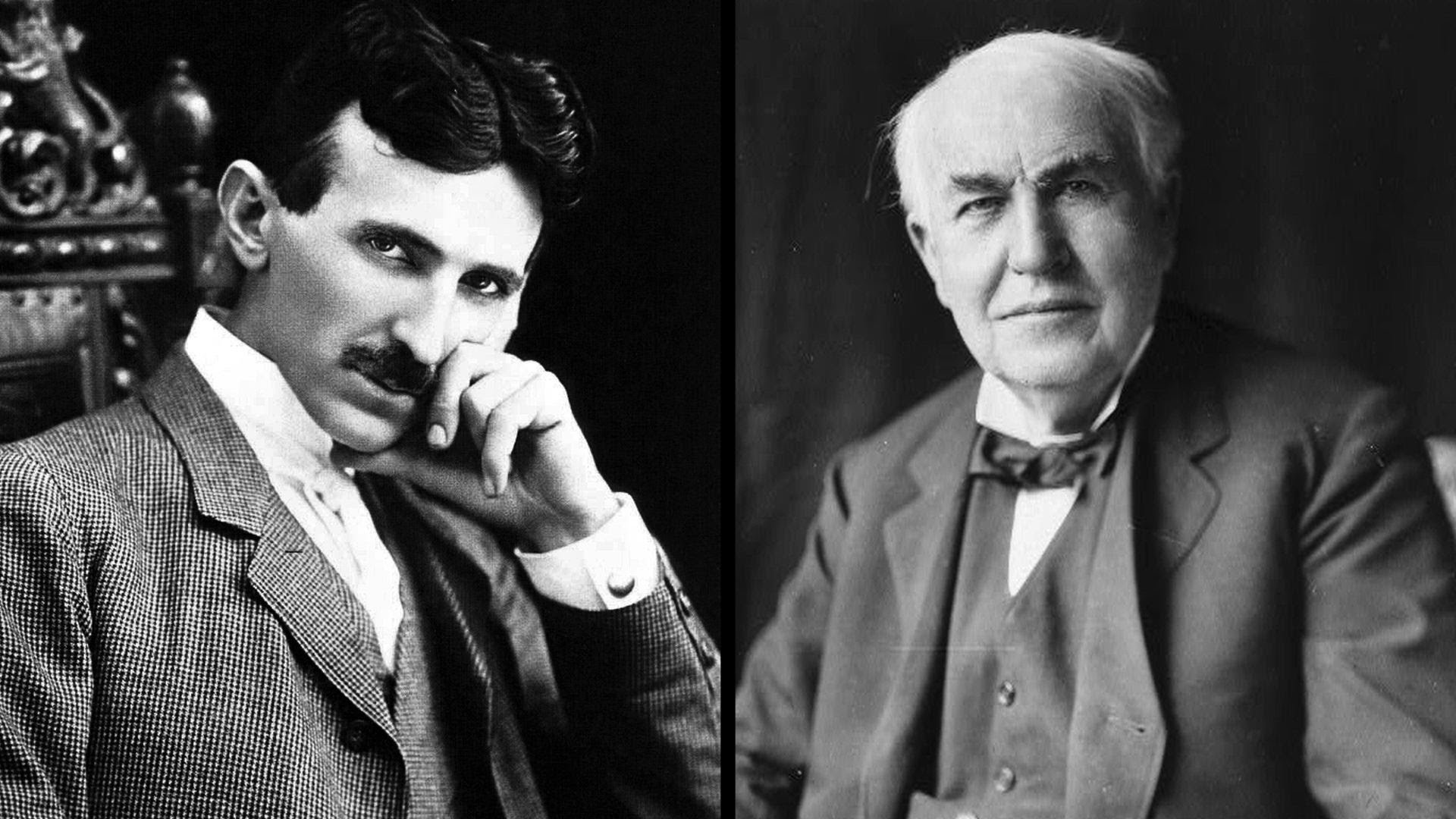 Tesla versus Edison Blank Meme Template