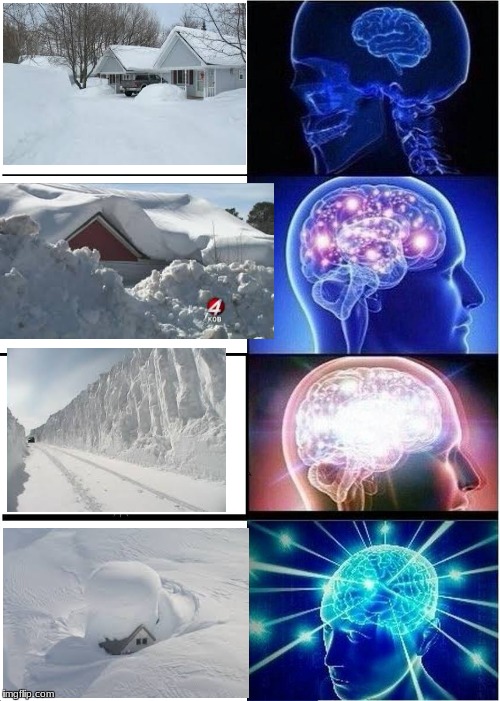 Minnesotans be like... | image tagged in memes,expanding brain | made w/ Imgflip meme maker