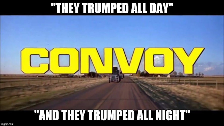  "THEY TRUMPED ALL DAY"; "AND THEY TRUMPED ALL NIGHT" | image tagged in president trump | made w/ Imgflip meme maker