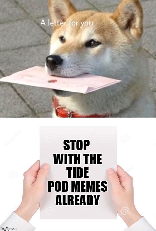 I had my fill | STOP WITH THE TIDE POD MEMES ALREADY | image tagged in memes,tide pods,am i the only one around here | made w/ Imgflip meme maker