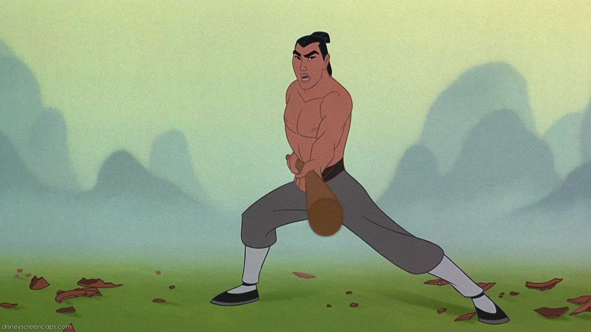 High Quality Let's Get Down to Business Mulan Disney Blank Meme Template