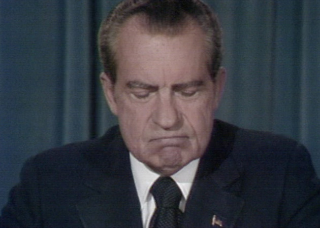 High Quality President Nixon Resignation Speech Blank Meme Template