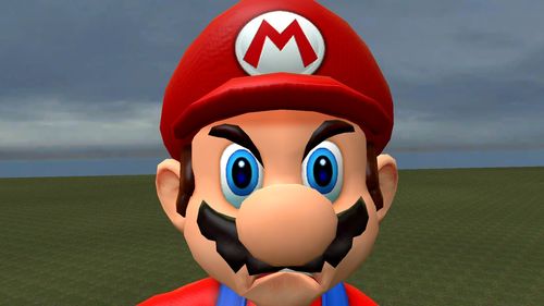 High Quality Angry Mario Blank Meme Template
