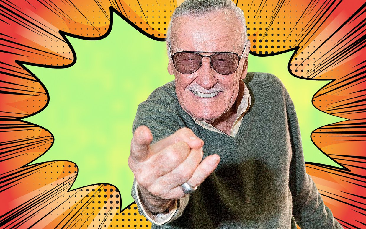 High Quality Stan Lee Blank Meme Template