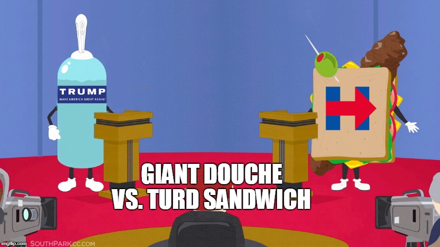 GIANT DOUCHE VS. TURD SANDWICH | made w/ Imgflip meme maker