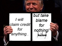 PRESIDENT TRUMP EXECUTIVE ORDER JOBS!, JOBS!, JOBS! | but take blame for nothing! I will claim credit for anything.. | image tagged in president trump executive order jobs! jobs! jobs! | made w/ Imgflip meme maker