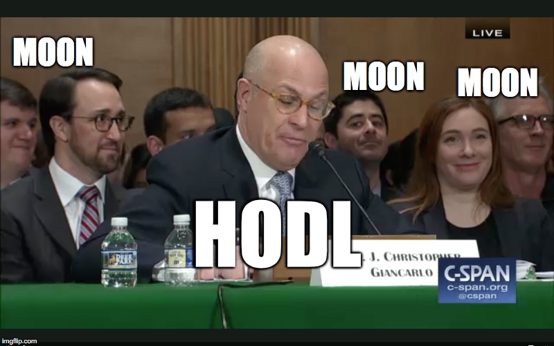 MOON; MOON; MOON; HODL | made w/ Imgflip meme maker