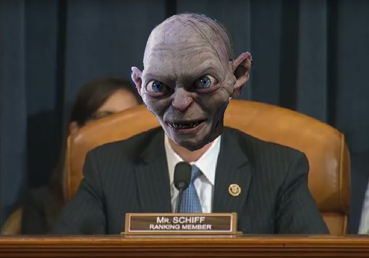 Smeagol Schiff Blank Meme Template