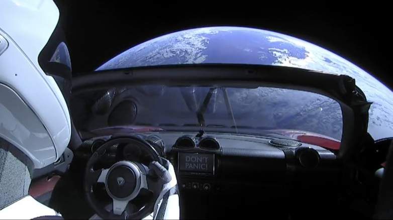 SpaceX Starman Blank Meme Template