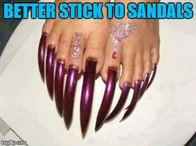 BETTER STICK TO SANDALS | made w/ Imgflip meme maker