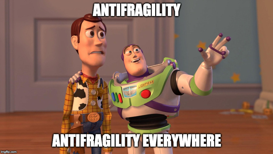 A funny meme about antifragility