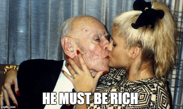 HE MUST BE RICH | made w/ Imgflip meme maker