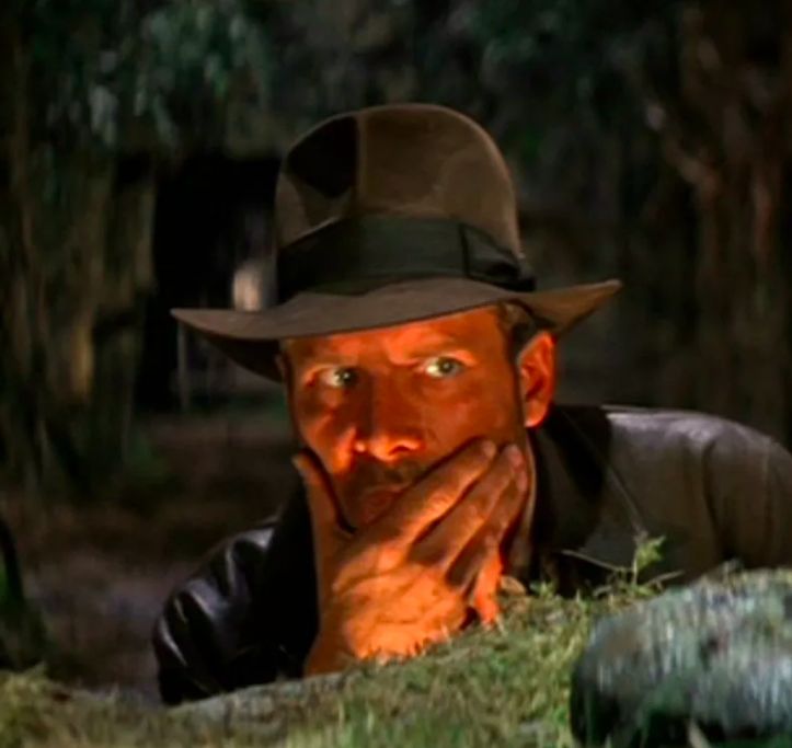 Indiana Jones Thinking Blank Meme Template