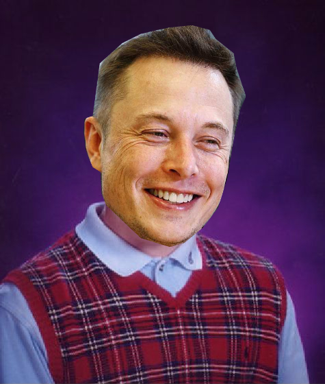 Bad Luck Elon Musk Blank Meme Template