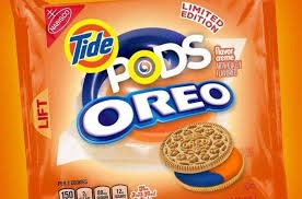 no explanation needed | image tagged in tide pods,oreos | made w/ Imgflip meme maker