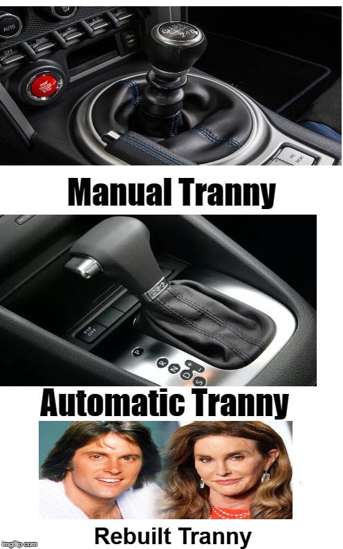 Rebuilt Tranny | Rebuilt Tranny | image tagged in caitlyn jenner,rebuilt tranny,split my dick and call me caitlyn | made w/ Imgflip meme maker
