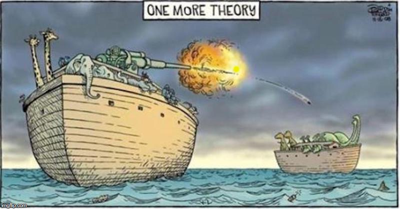 Is this what happened to the dinosaurs? |  . | image tagged in dinosaurs,noah's ark,extinction | made w/ Imgflip meme maker