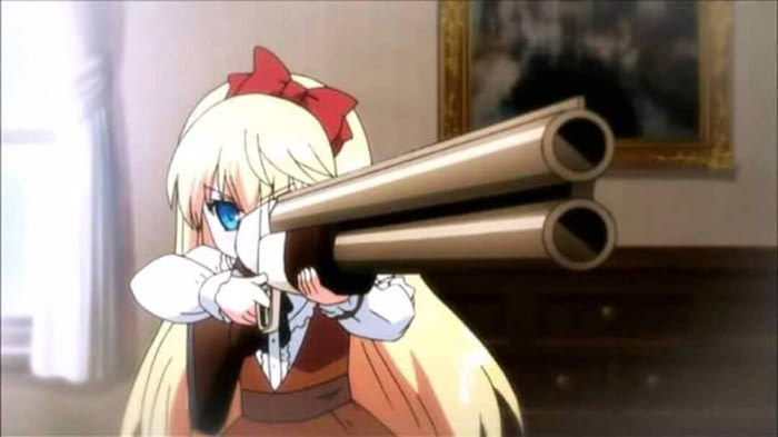Anime Shotgun Blank Meme Template
