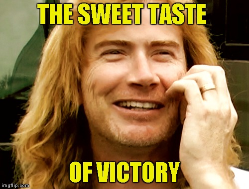 THE SWEET TASTE OF VICTORY | made w/ Imgflip meme maker