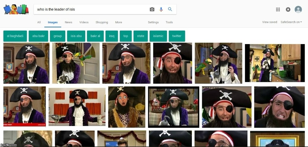 Zoom in a bit and you'll see it... | image tagged in memes,funny,google search,isis,patchy the pirate,i wish | made w/ Imgflip meme maker