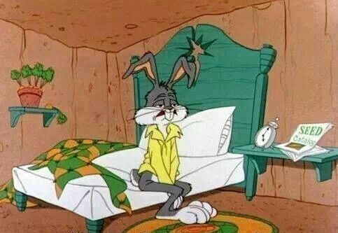 High Quality Bugs Bunny Tired Blank Meme Template