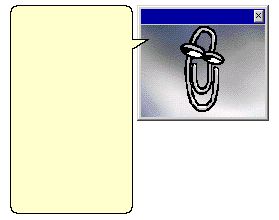 Classic Clippy blank message Blank Meme Template