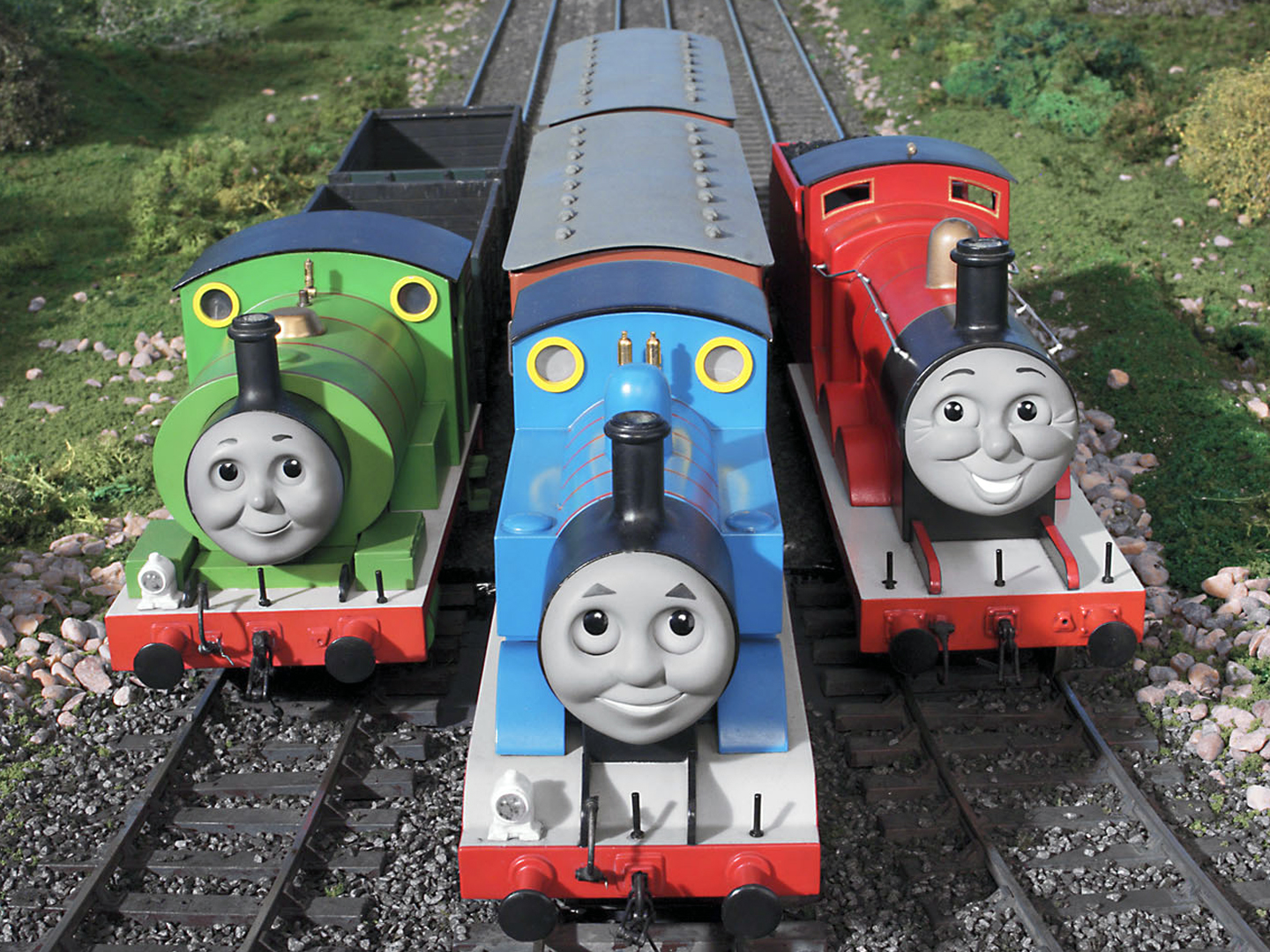 High Quality thomas and crew  Blank Meme Template