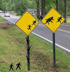 High Quality Alien Crossing Sign Blank Meme Template