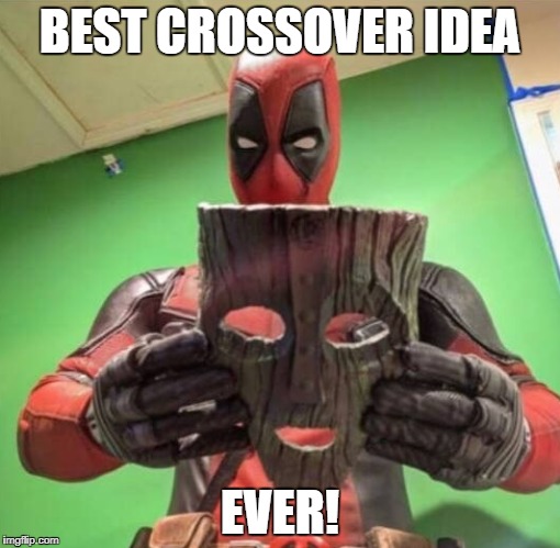 This won't end well (for the bad guys) | BEST CROSSOVER IDEA; EVER! | image tagged in memes,deadpool,the mask,deadpool surprised | made w/ Imgflip meme maker