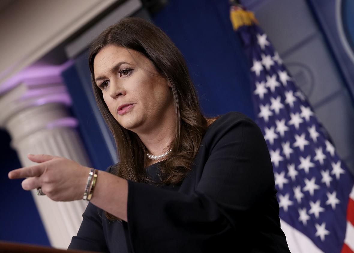 High Quality Sarah Sanders Blank Meme Template