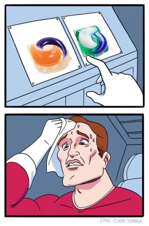 Two Tide Pods Blank Meme Template