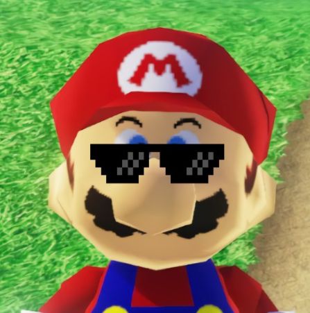 Thug Mario Blank Meme Template