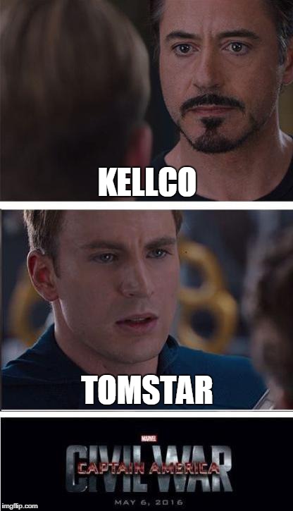 Marvel Civil War 2 | KELLCO; TOMSTAR | image tagged in memes,marvel civil war 2,star vs the forces of evil | made w/ Imgflip meme maker