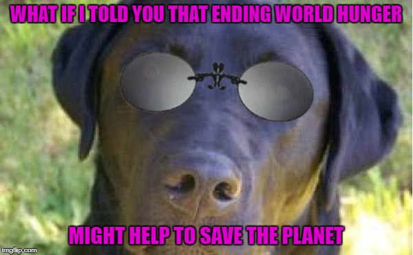 WHAT IF I TOLD YOU THAT ENDING WORLD HUNGER MIGHT HELP TO SAVE THE PLANET | made w/ Imgflip meme maker