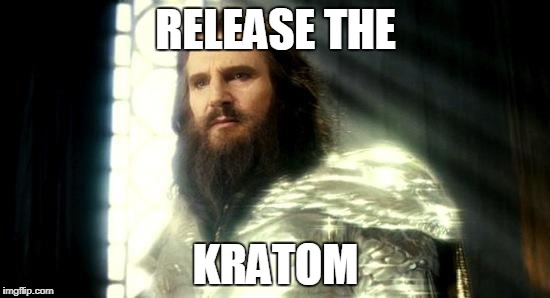 Release the Kraken | RELEASE THE; KRATOM | image tagged in release the kraken | made w/ Imgflip meme maker