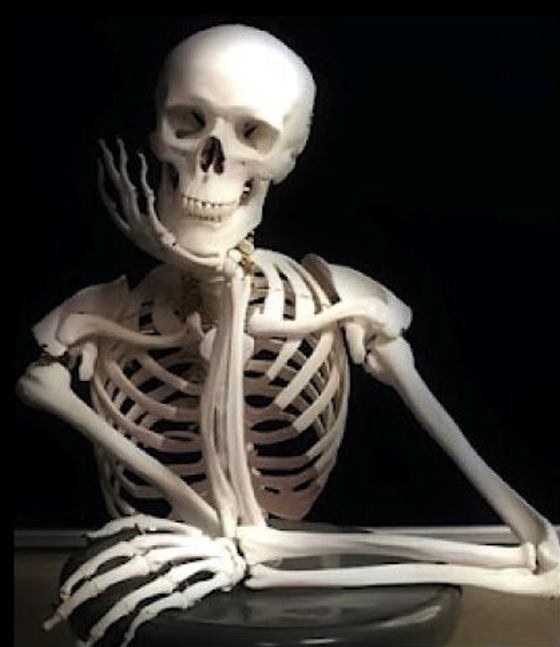 Skeleton waiting Blank Template - Imgflip