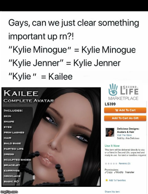 image tagged in kylie jenner,kylie,avatar,fake people,fake,jenner | made w/ Imgflip meme maker