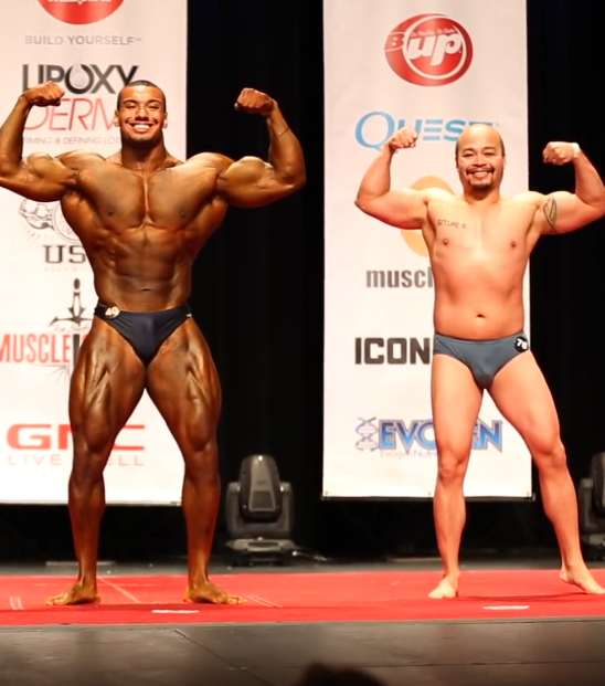 Pale bodybuilder Blank Meme Template