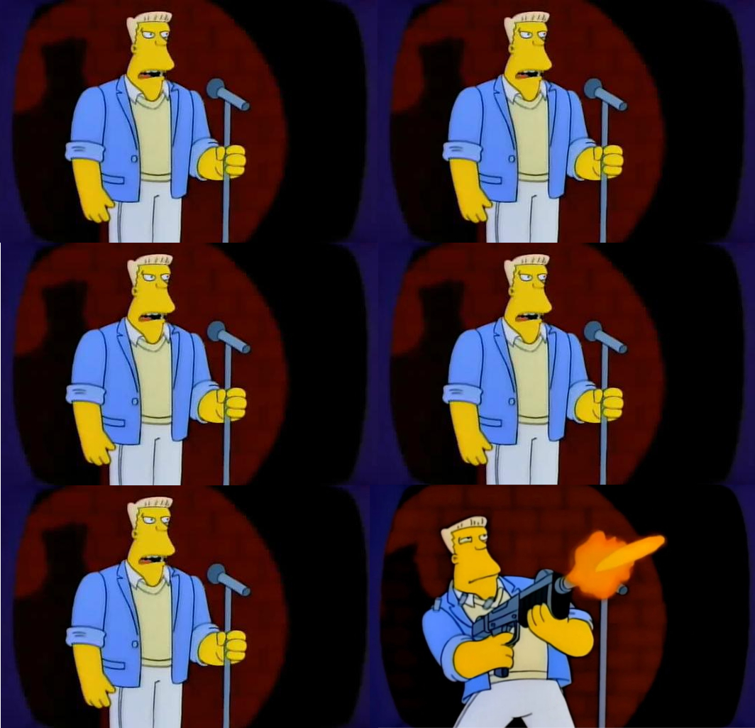 mcbain stand up Blank Meme Template