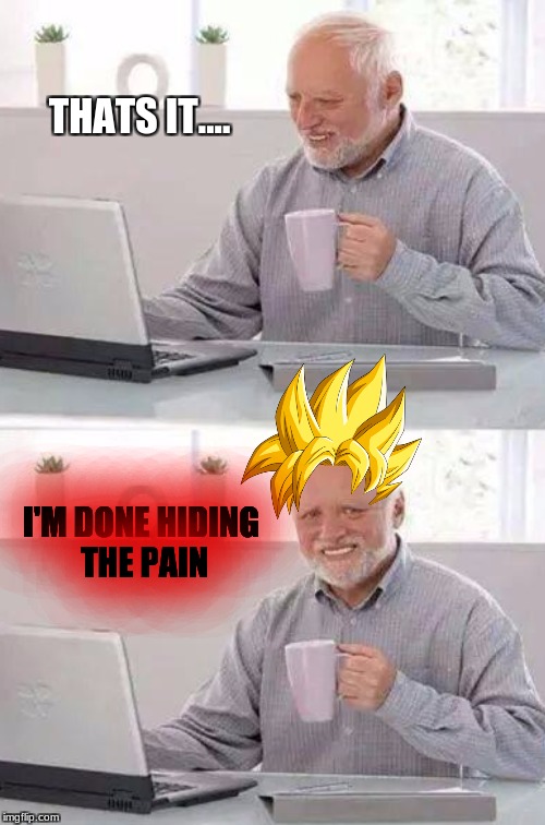 THATS IT.... I'M DONE HIDING THE PAIN | made w/ Imgflip meme maker