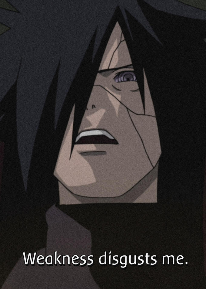 Madara Weakness Blank Meme Template