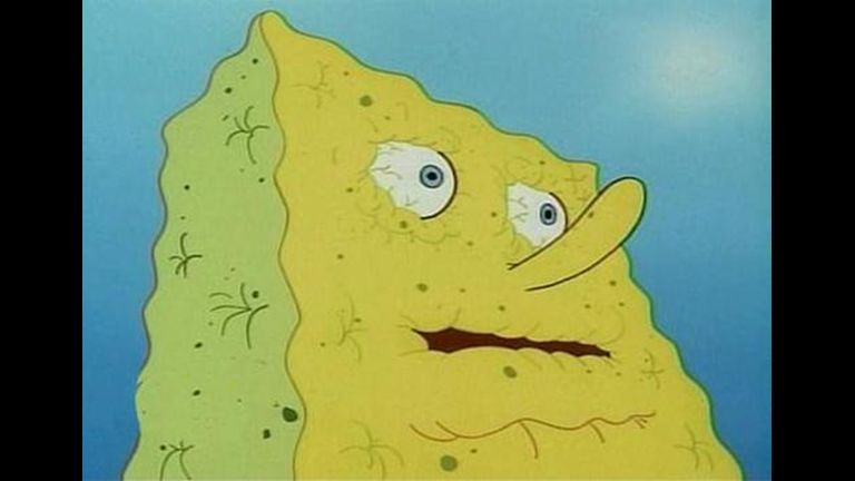 High Quality Spongebob Dying of thirst  Blank Meme Template