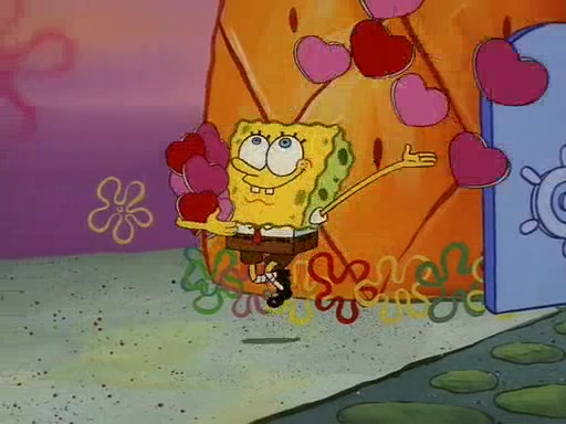 High Quality Spongebob valentine  Blank Meme Template