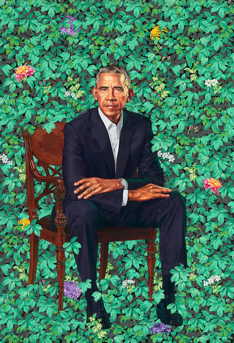 Obama portrait Blank Meme Template