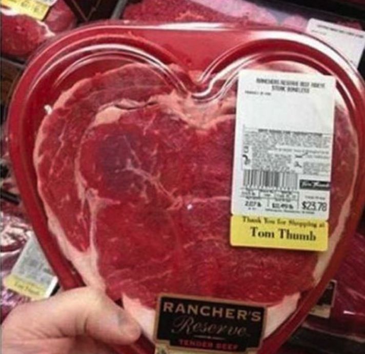 steak valentine Blank Meme Template
